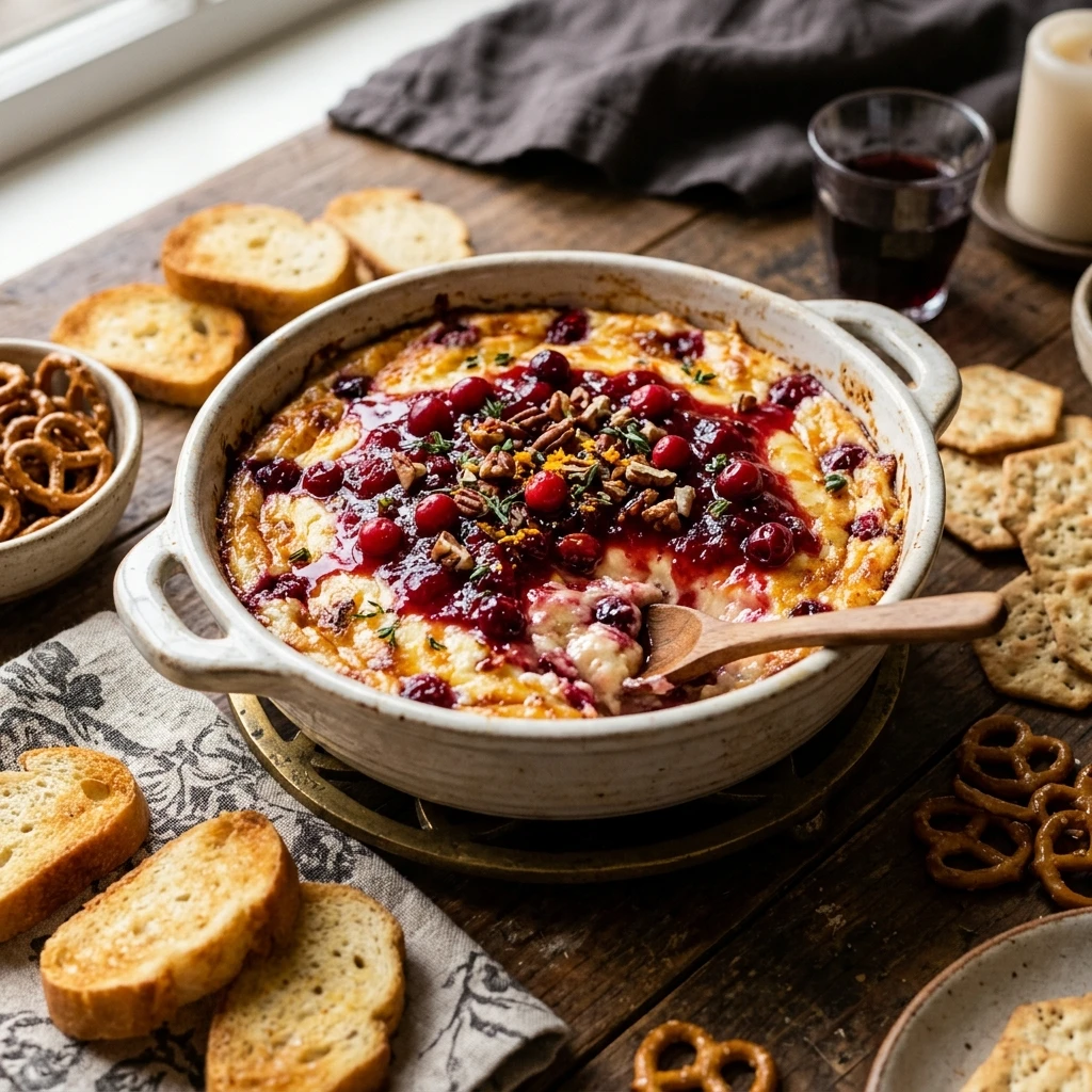 Baked Cranberry Cream Cheese Dip