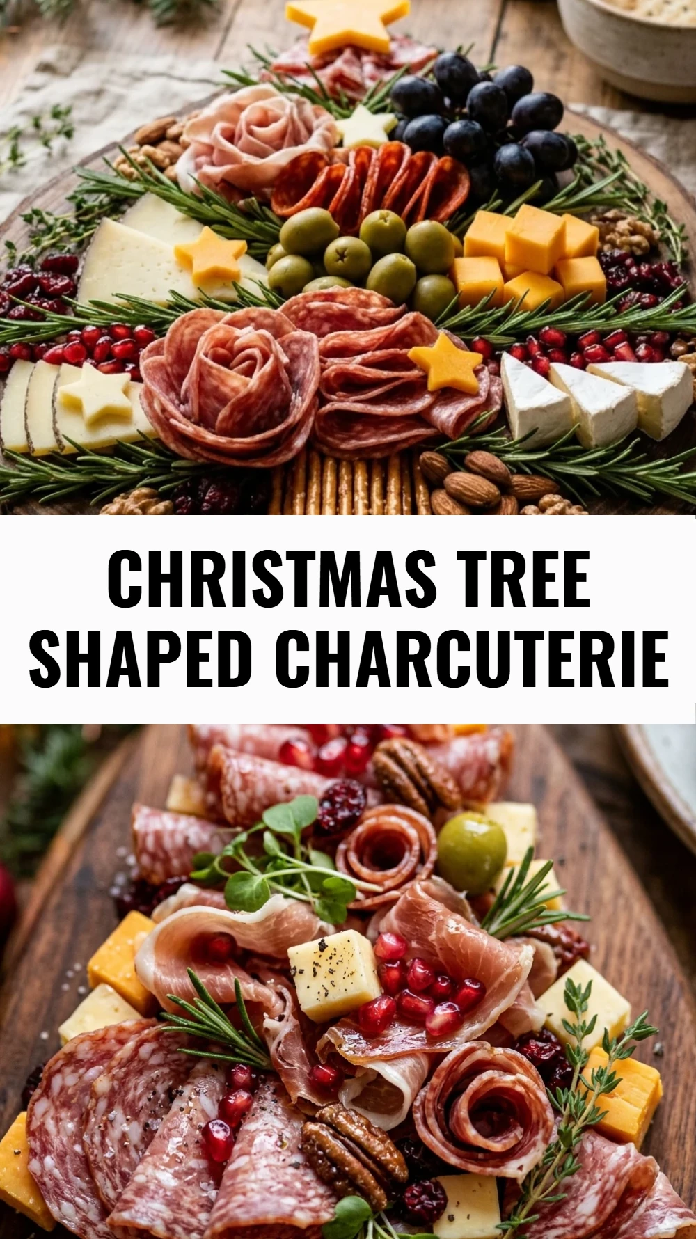 Christmas Tree Shaped Charcuterie