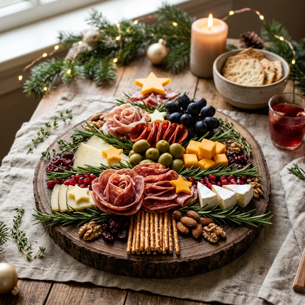 Christmas Tree Shaped Charcuterie