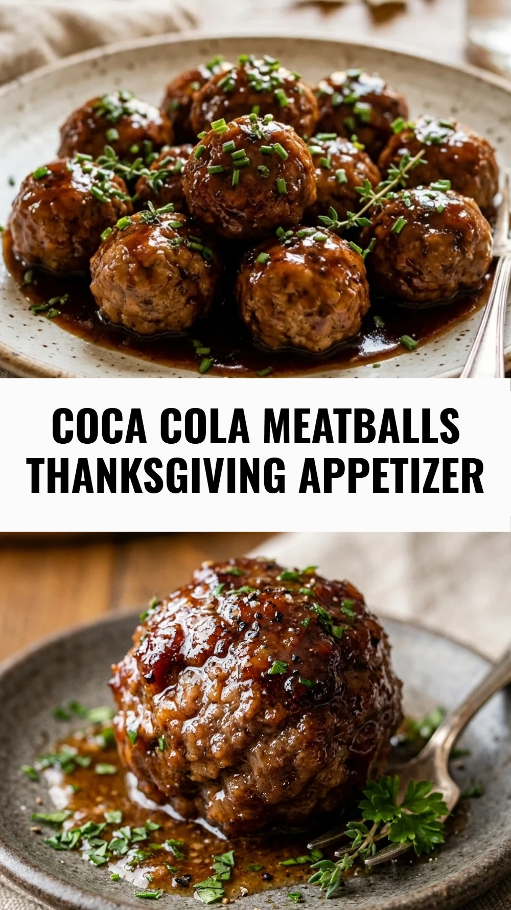 Coca Cola Meatballs Thanksgiving Appetizer
