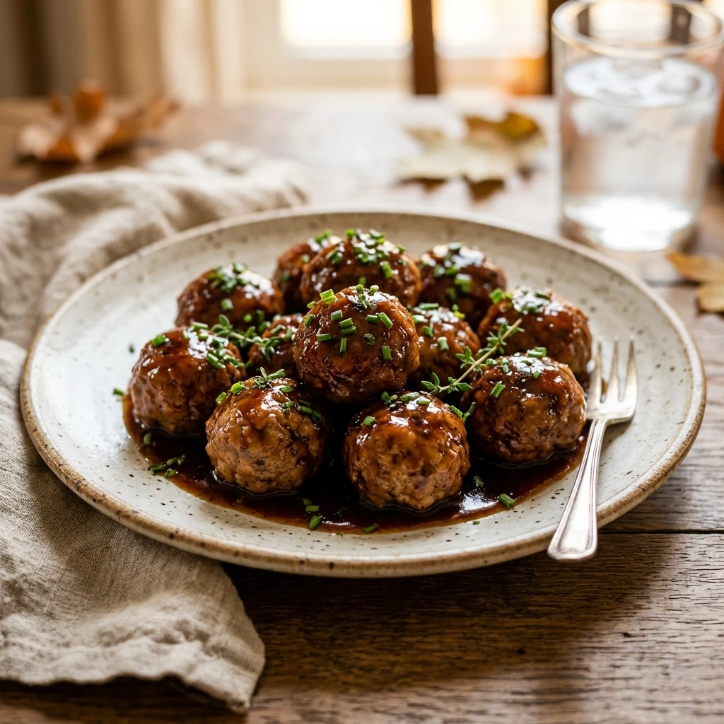 Coca Cola Meatballs Thanksgiving Appetizer