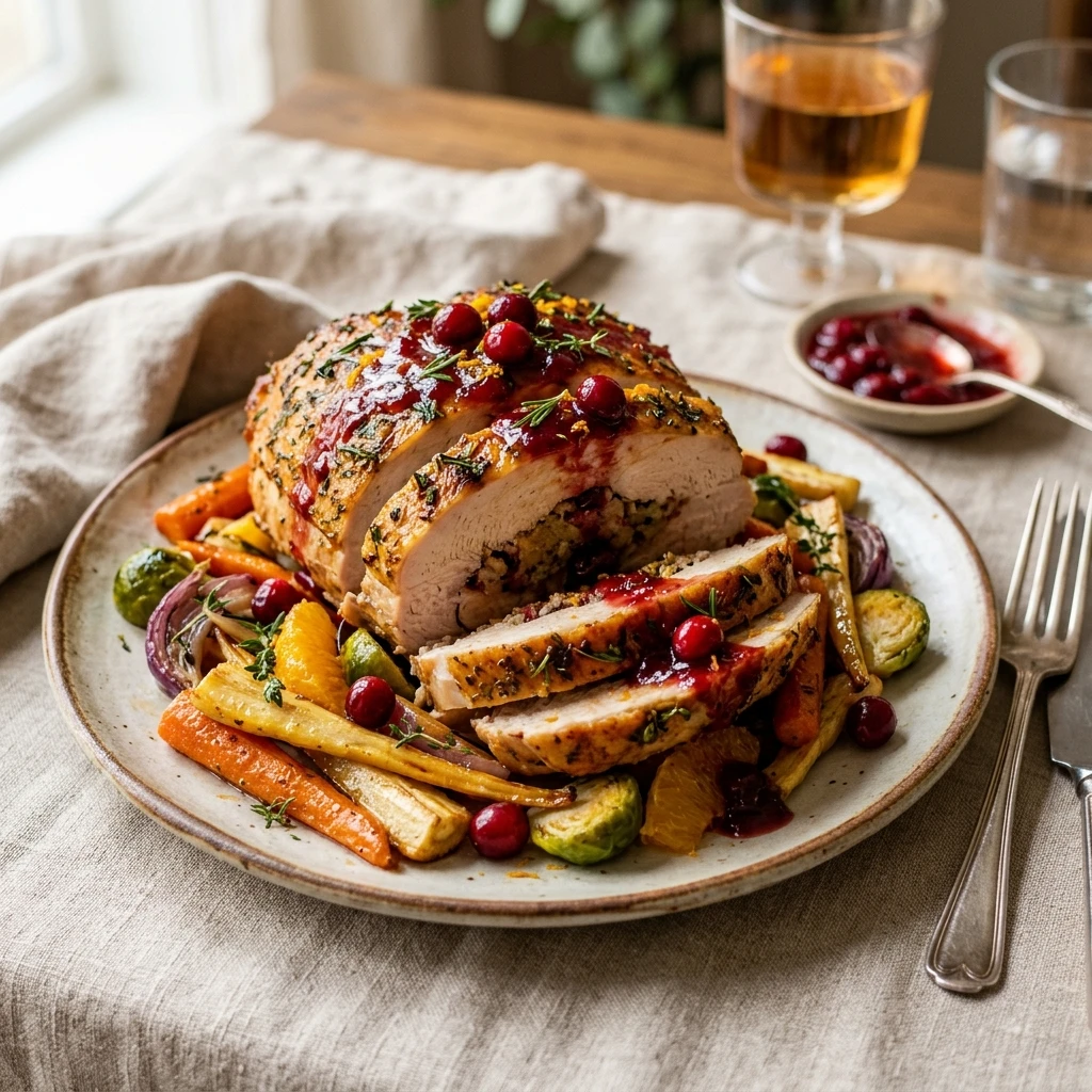 Cranberry Orange Turkey Breast