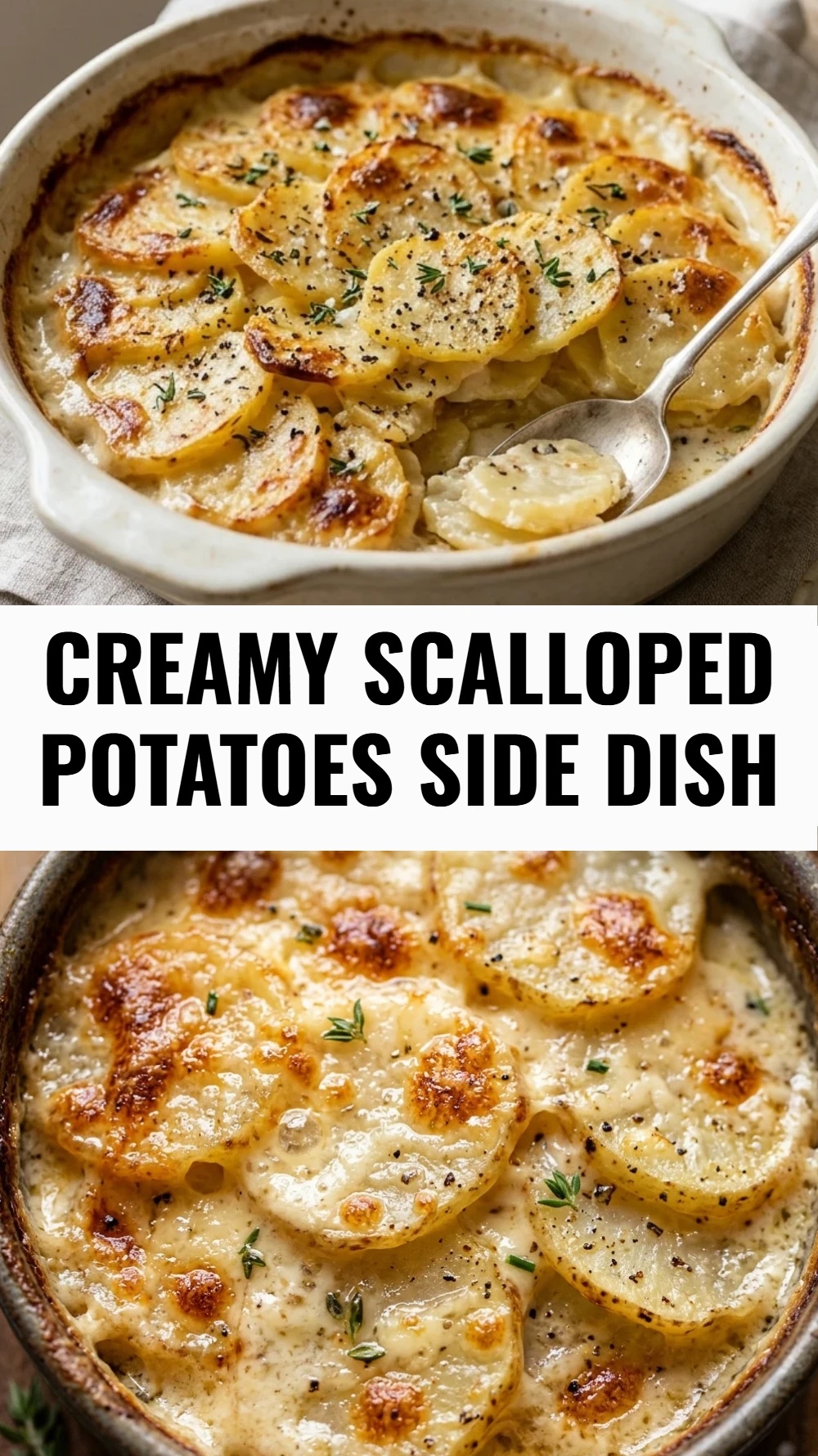 Creamy Scalloped Potatoes Side Dish