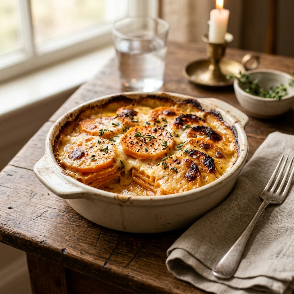 Scalloped Sweet Potatoes