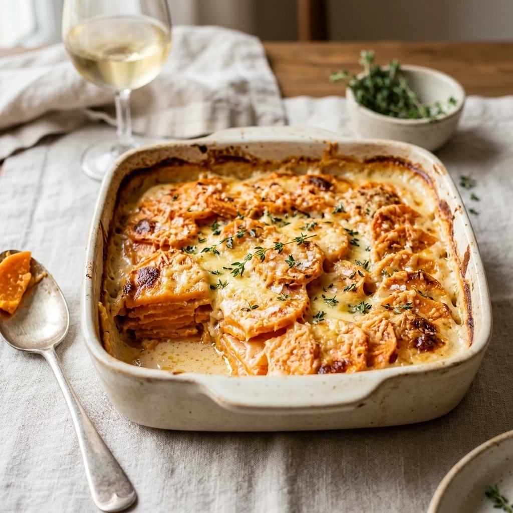 Scalloped Sweet Potatoes