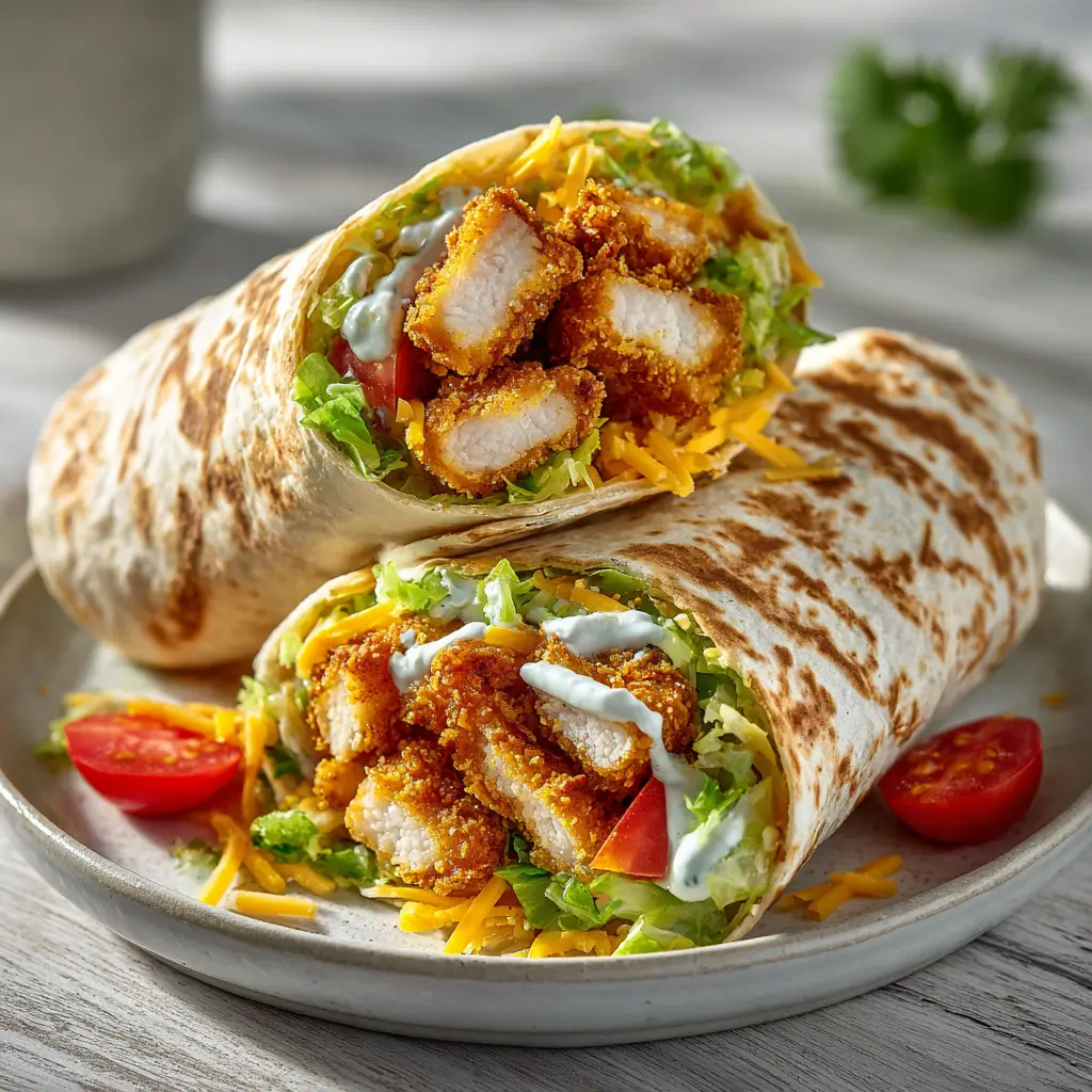 Crispy Chicken Ranch Wrap