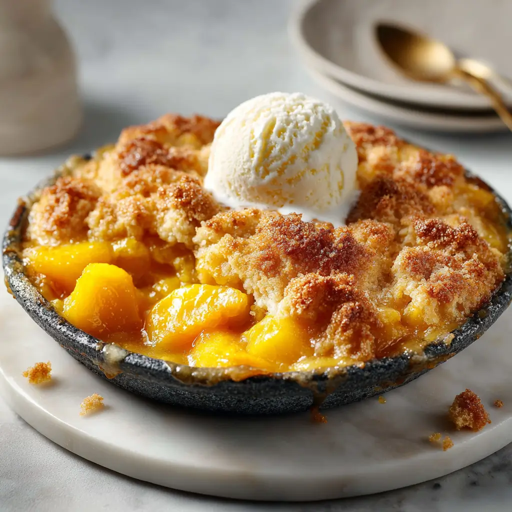 Southern Peach Cobbler (easy Recipe!)