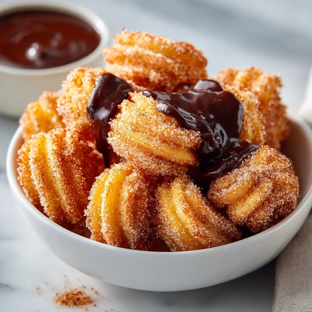 Crispy Air Fryer Churro Bites