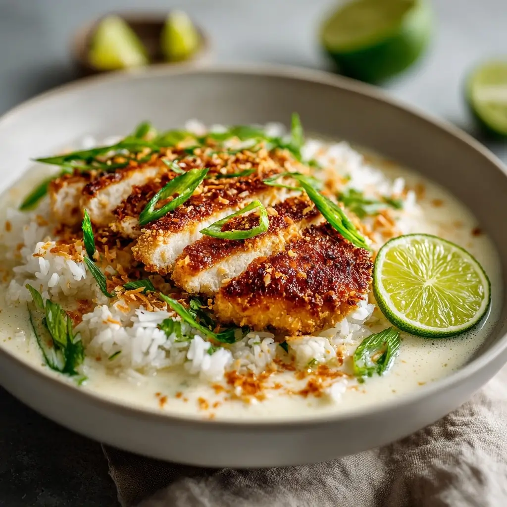 Easy Coconut Chicken Rice Bowl Recipe