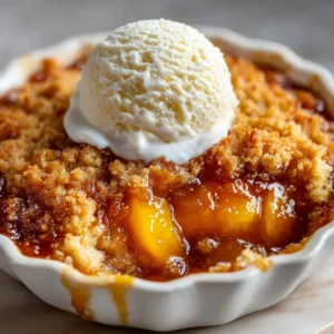 Easy Peach Cobbler With Canned Peaches