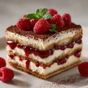Fresh Raspberry Tiramisu Recipe