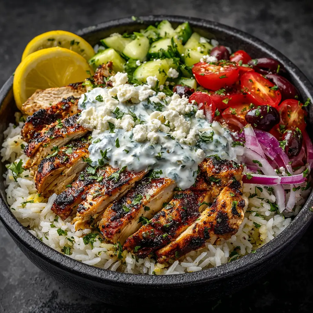Greek Chicken Bowls