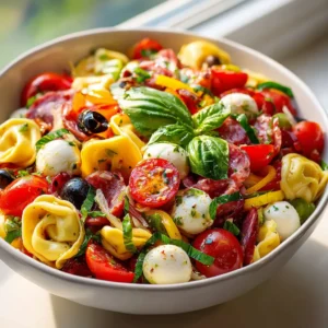 Italian Tortellini Pasta Salad