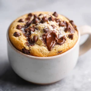 Microwave Chocolate Chip Mug Cookie Recipe