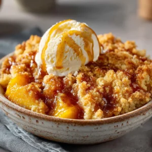 Peach Cobbler Dump Cake