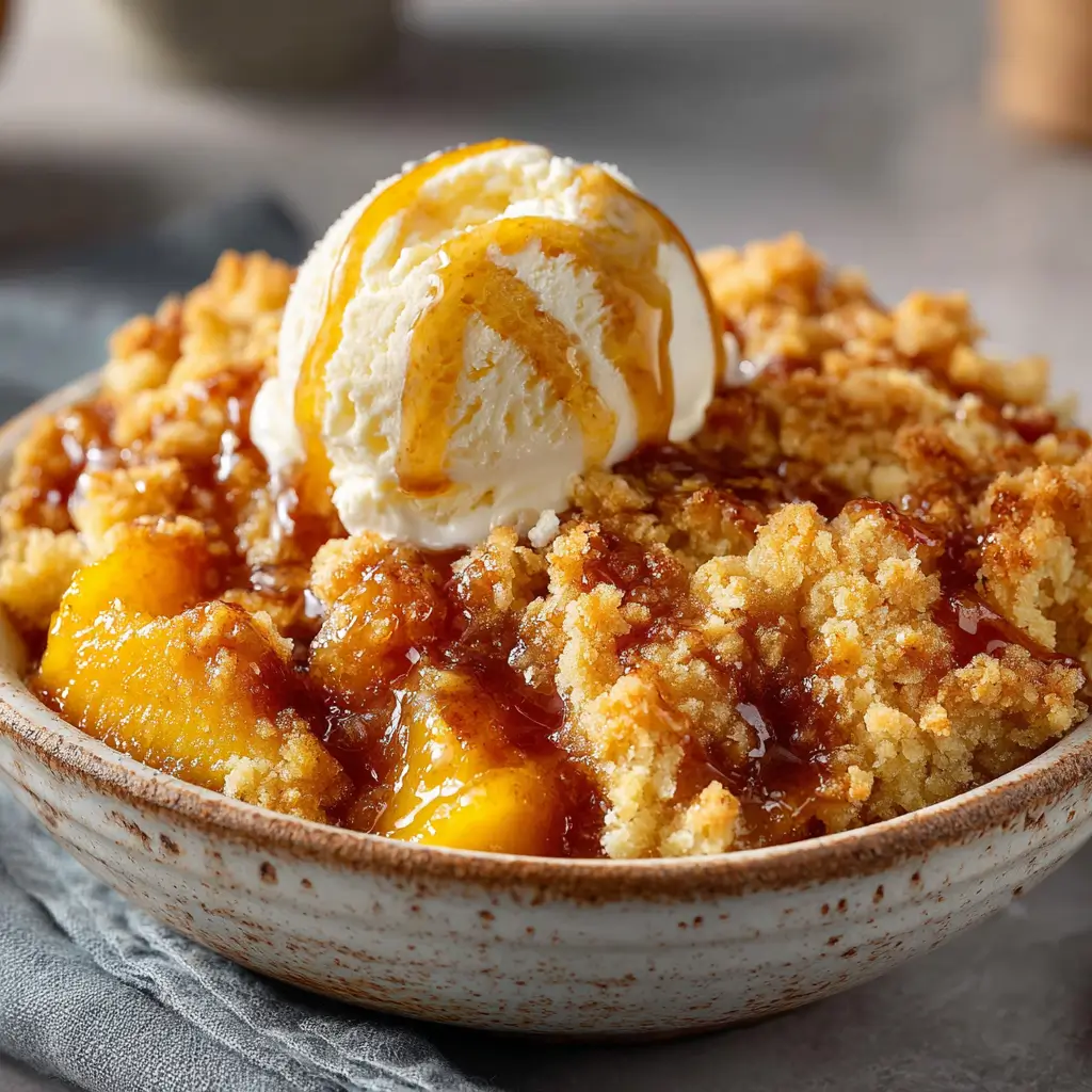 Peach Cobbler Dump Cake