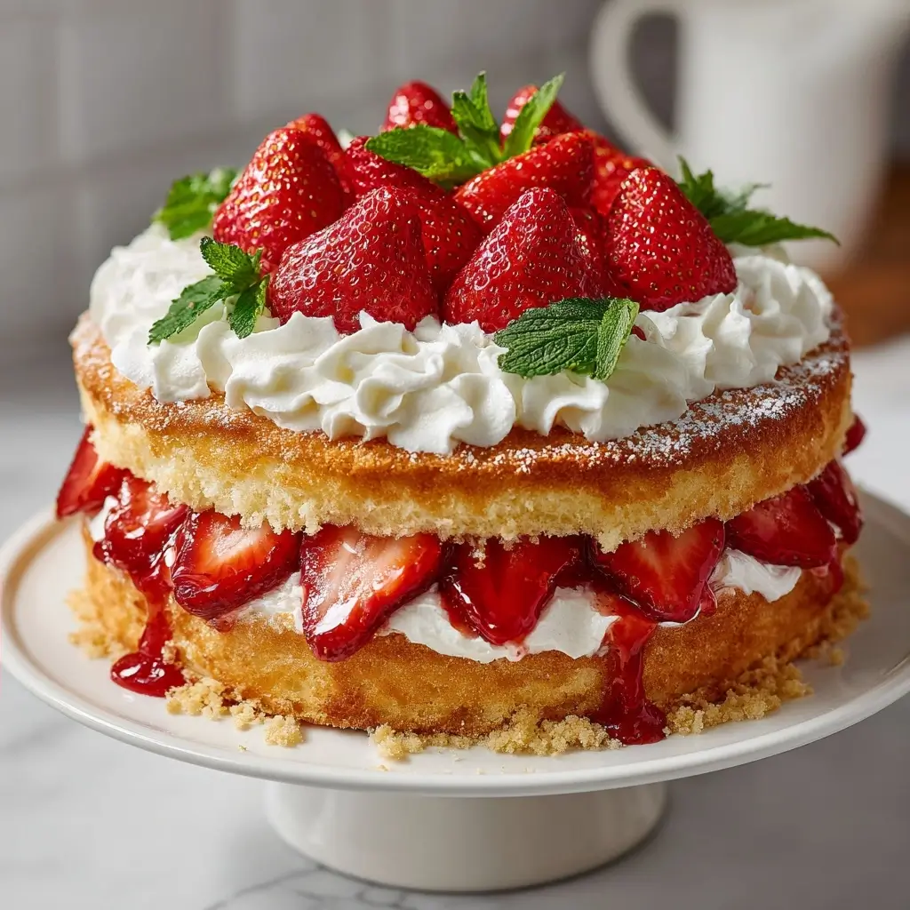 Strawberry Shortcake Cake