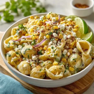 The Best Street Corn Pasta Salad