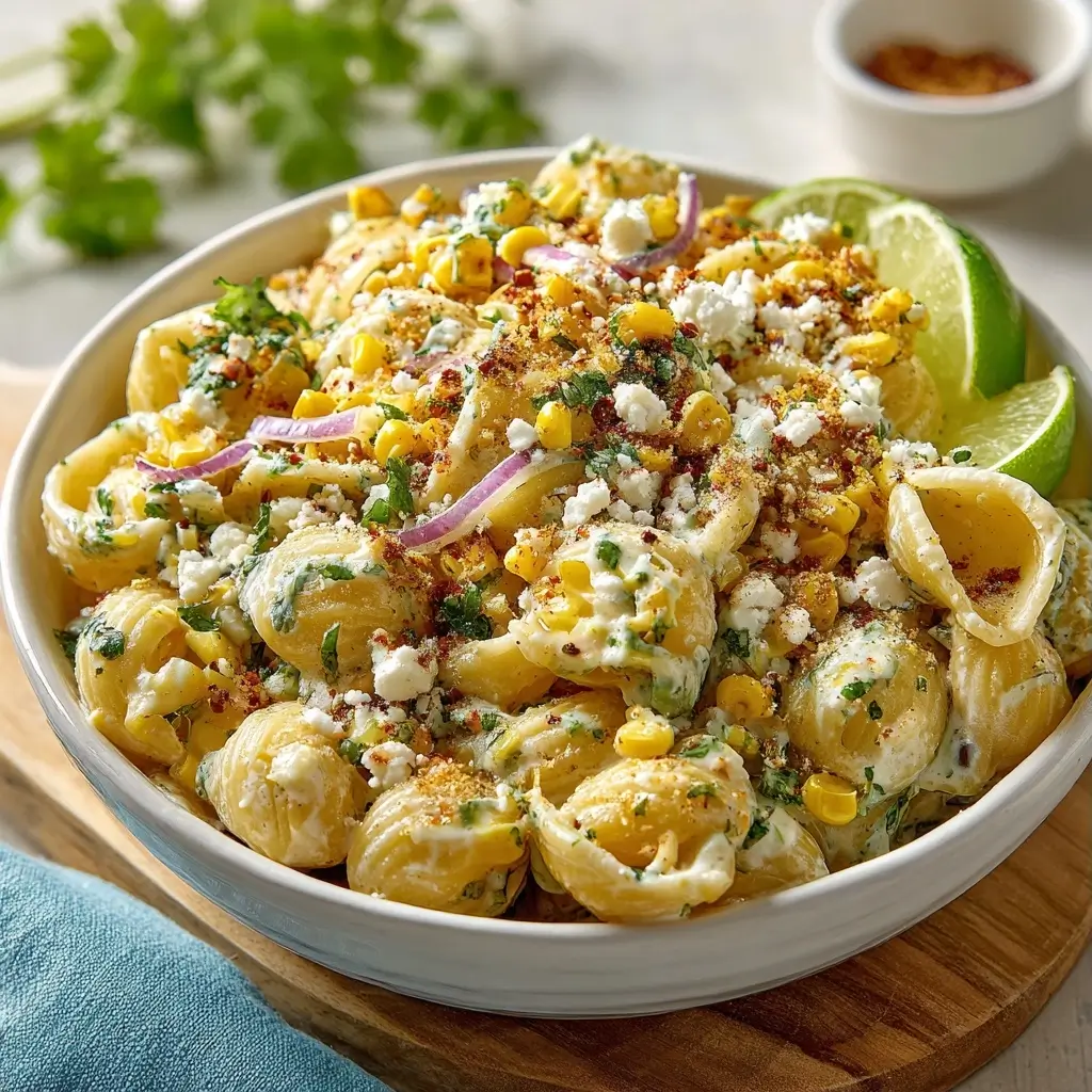 The Best Street Corn Pasta Salad