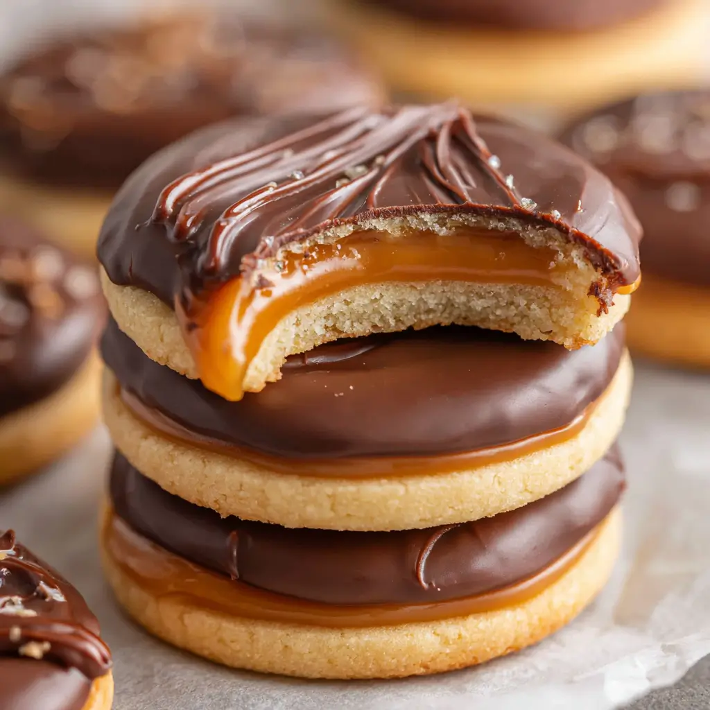 Twix Style Cookies