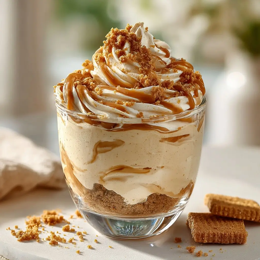 2 Ingredient Biscoff Mousse Recipe
