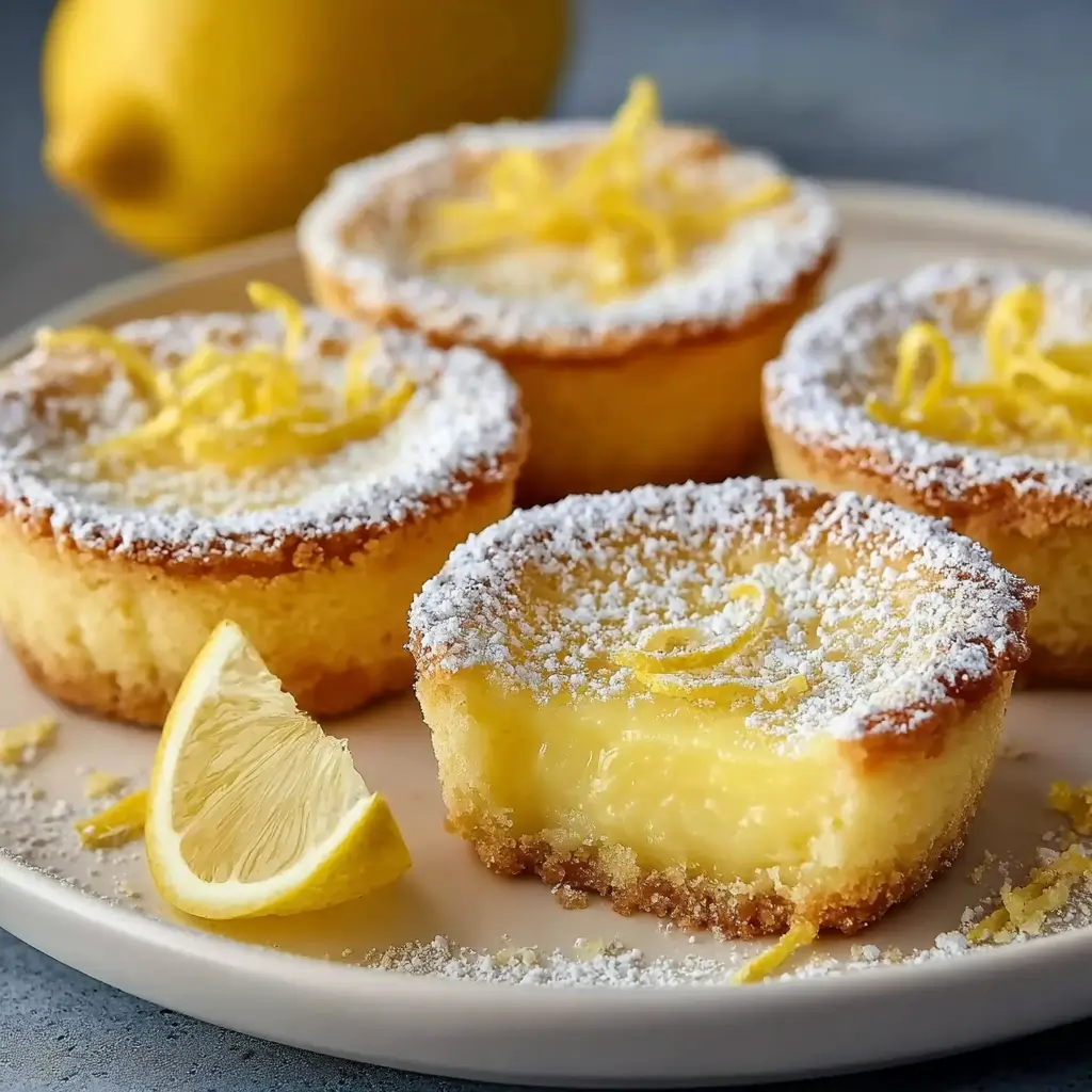 Baby Lemon Impossible Mini Pies