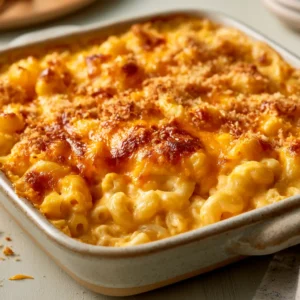 Cheesy Baked Mac And Cheese Casserole Soul Food Style