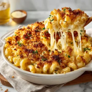 Cheesy Baked Mac And Cheese With Breadcrumb Crust Recipe