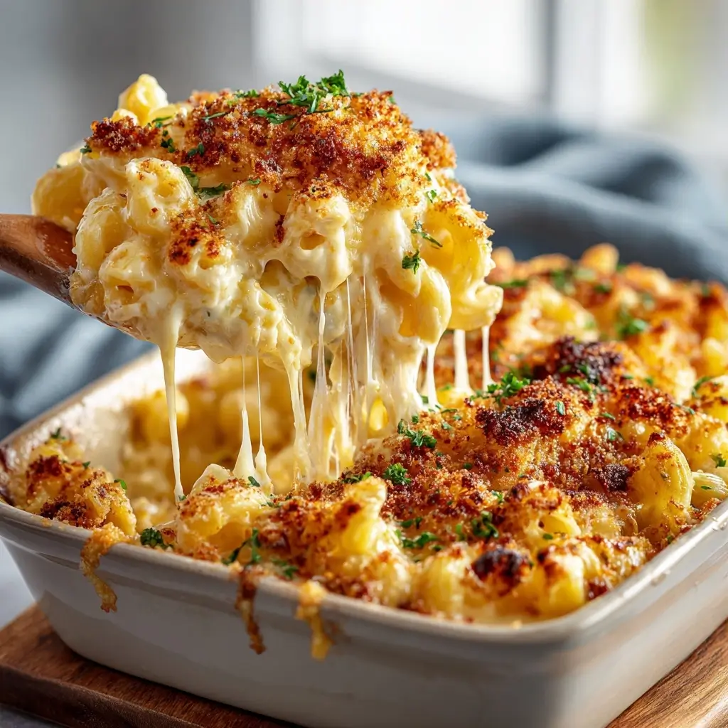 Creamy Baked Mac And Cheese Southern Style Recipe