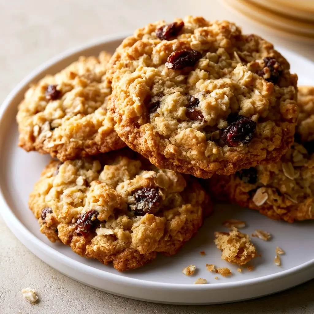 Crispy Oatmeal Raisin Cookies Best Homemade Recipe