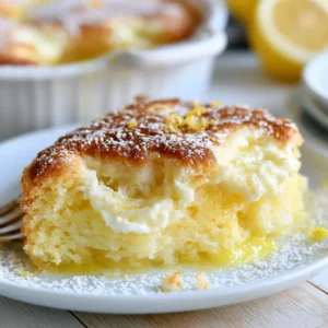 Easy Lemon Cream Cheese Dump Cake Refreshing Summer Dessert