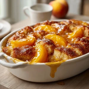 Easy Peach Cobbler With Cake Mix And Canned Peaches