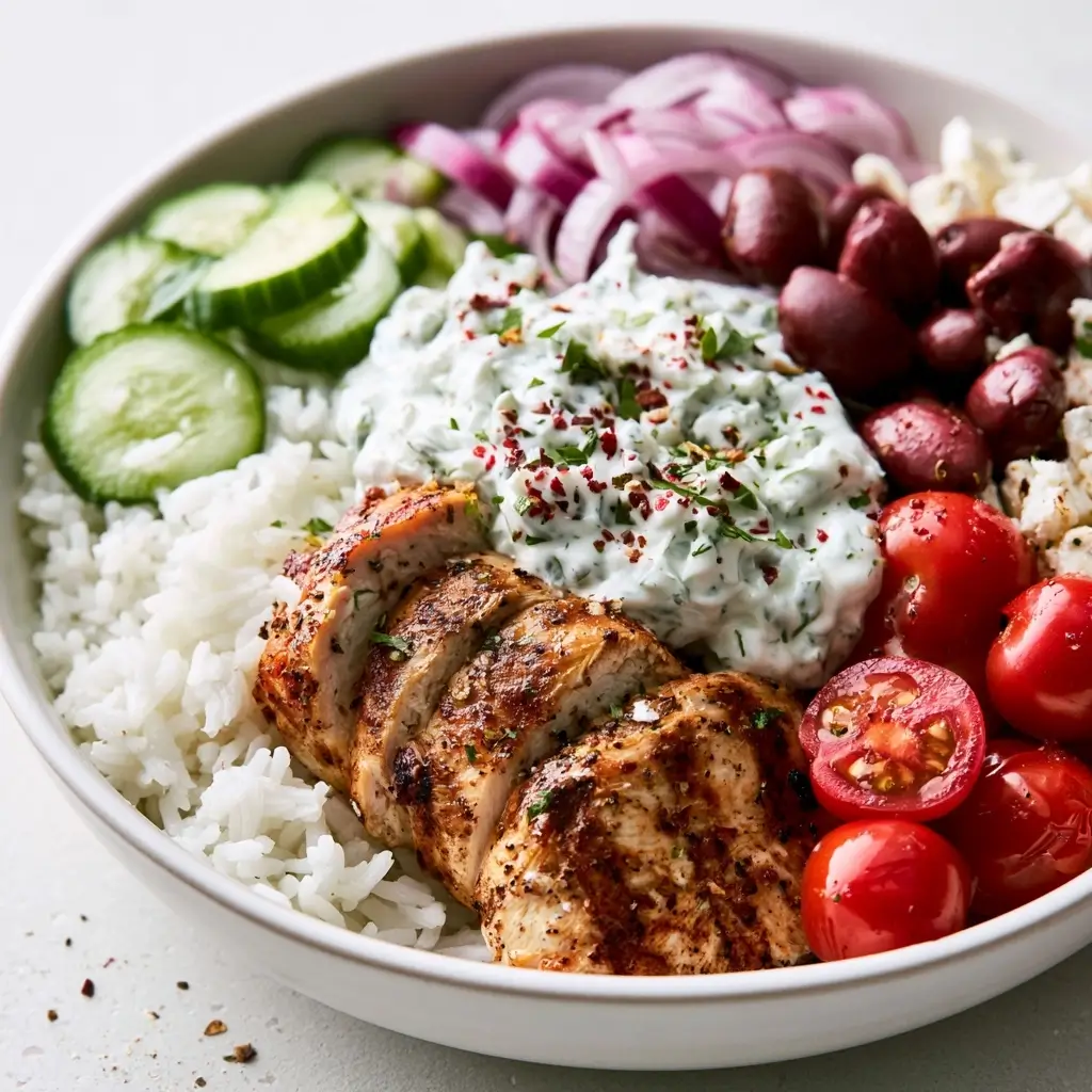 Healthy Greek Chicken Bowls