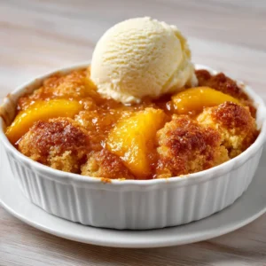 Old Fashioned Southern Peach Cobbler Easy Summer Dessert