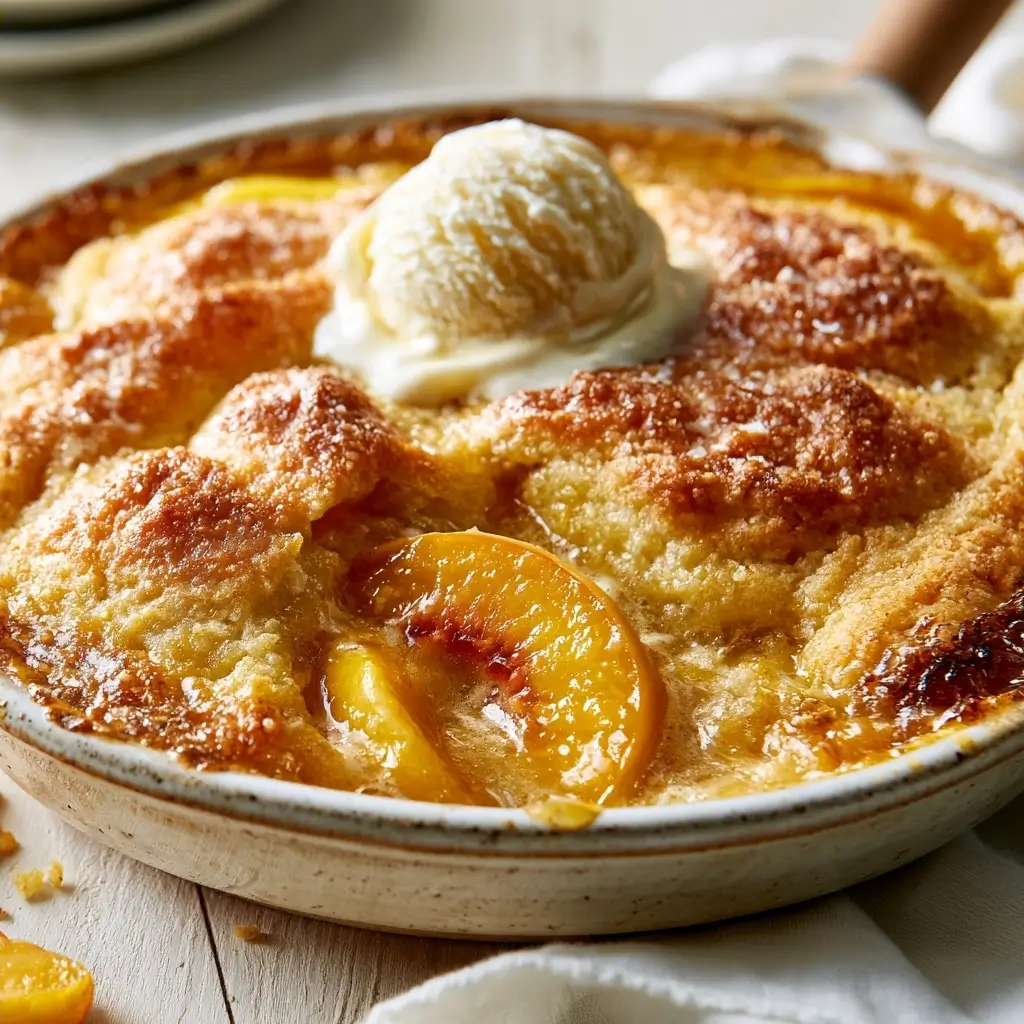 Old Fashioned Southern Peach Cobbler