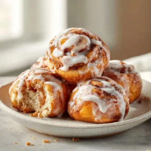 Quick Cinnamon Roll Bites