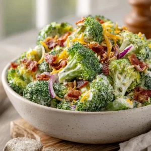 Refreshing Broccoli Salad With Bacon Cheddar Easy Recipe