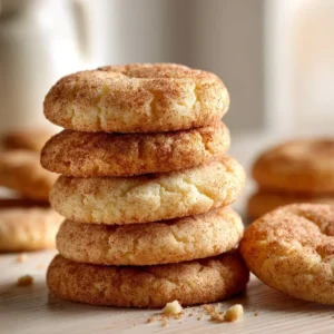 Soft Snickerdoodle Cookies With Cinnamon Sugar Recipe