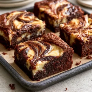 Cream Cheese Swirl Brownies