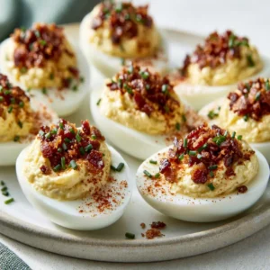Crispy Bacon Ranch Deviled Eggs For Summer Cookouts
