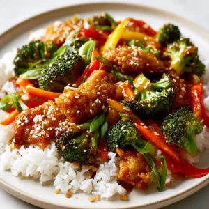 Crispy Sesame Ginger Chicken Stir Fry For Easy Weeknight Dinner