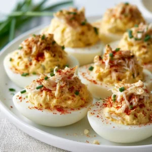 Delicious Crab Stuffed Deviled Eggs Recipe For Appetizers