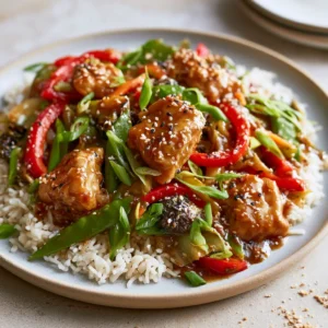 Golden Sesame Ginger Chicken Stir Fry For A Quick Family Meal