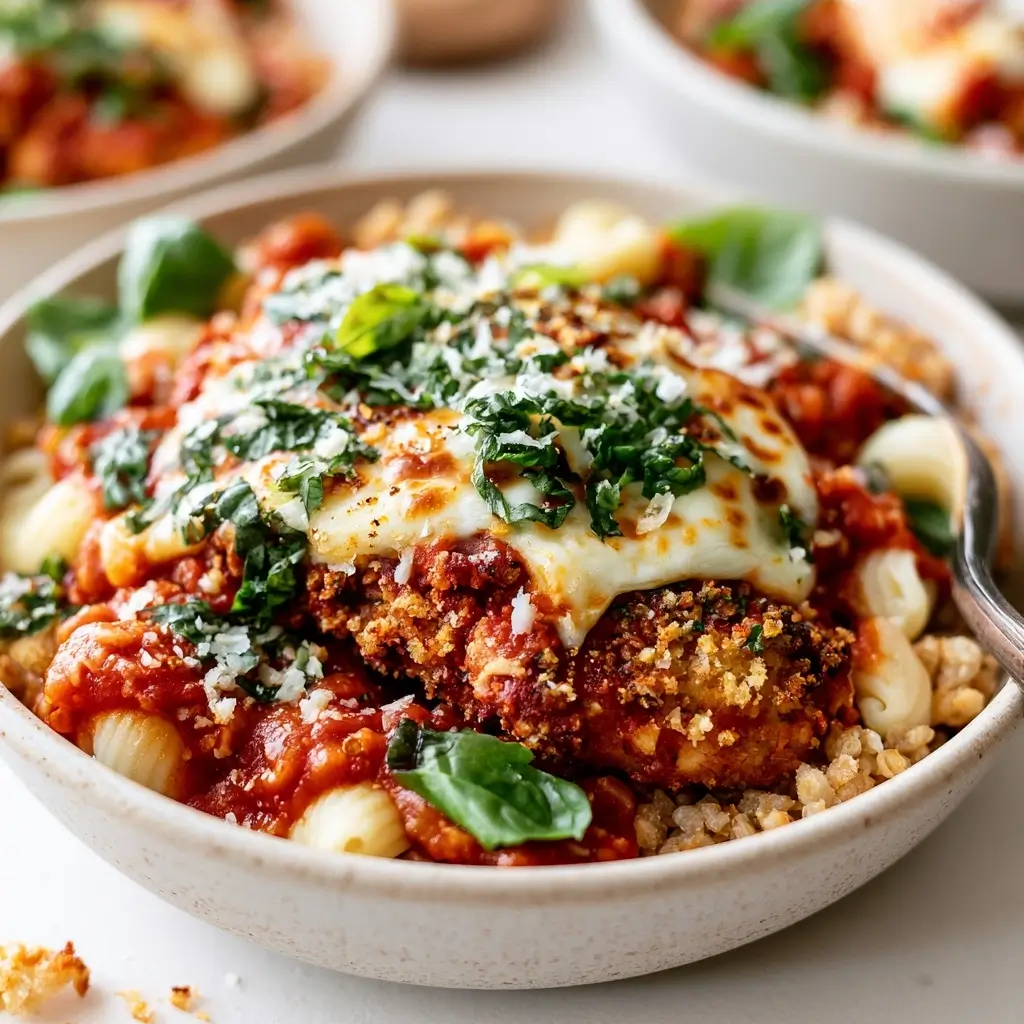Healthy Chicken Parmesan Bowls In 30 Minutes