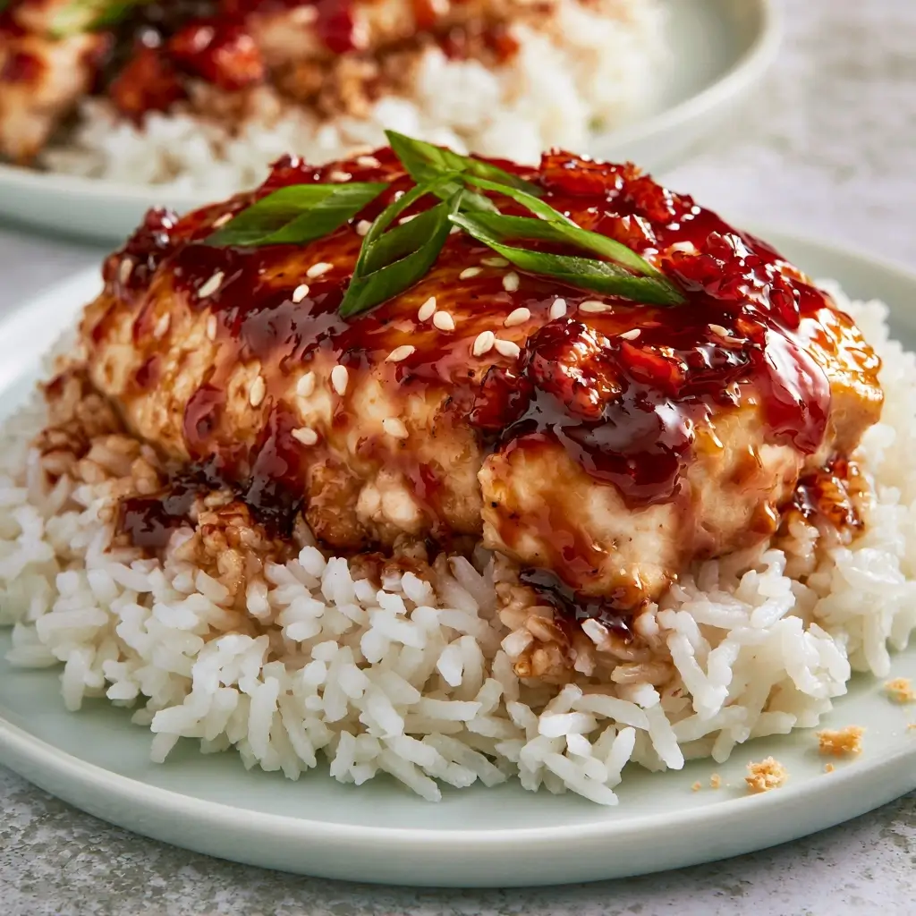 Honey Bbq Chicken Rice