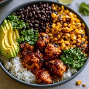 Honey Chipotle Chicken Bowls For Easy Meal Prep Dinner