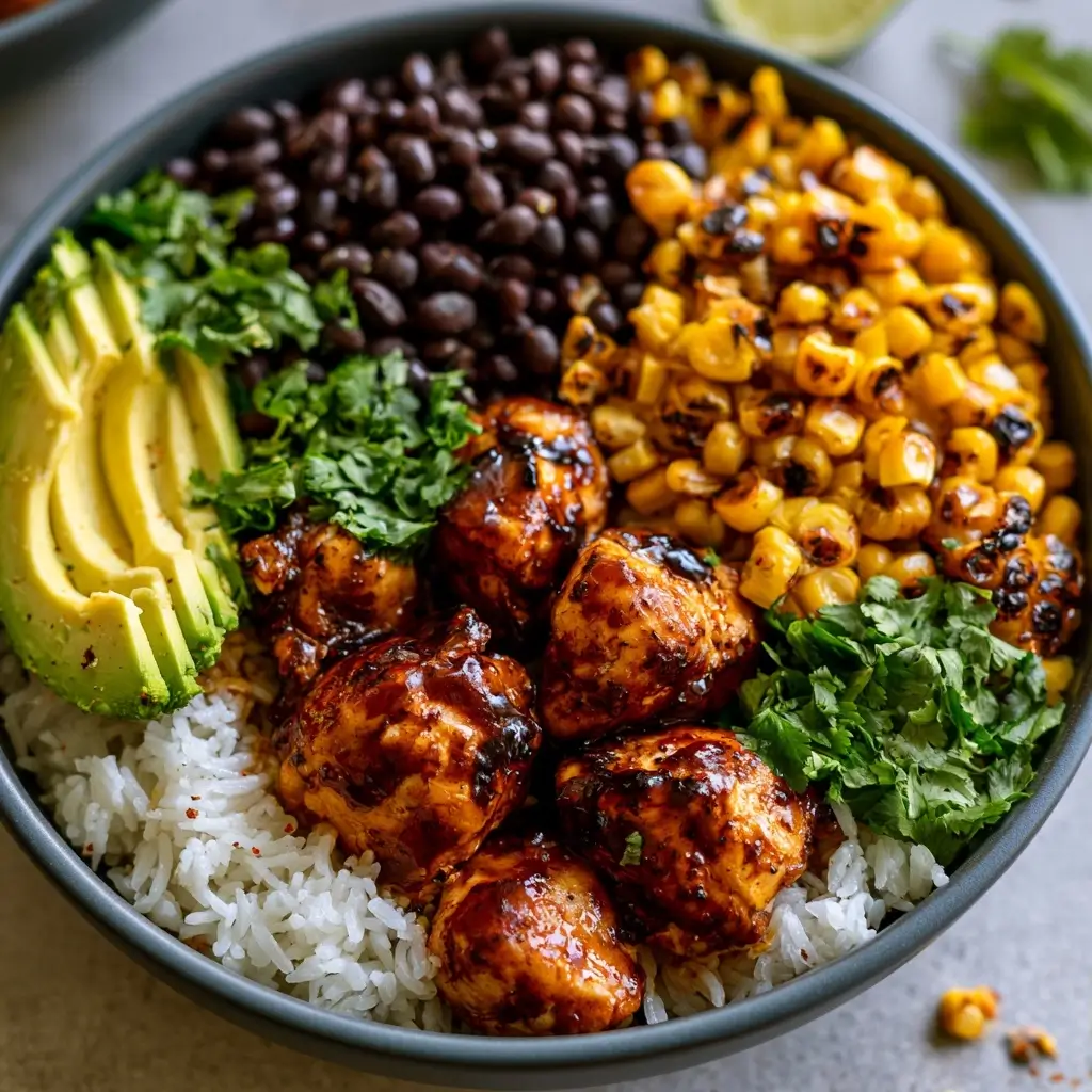 Honey Chipotle Chicken Bowls For Easy Meal Prep Dinner