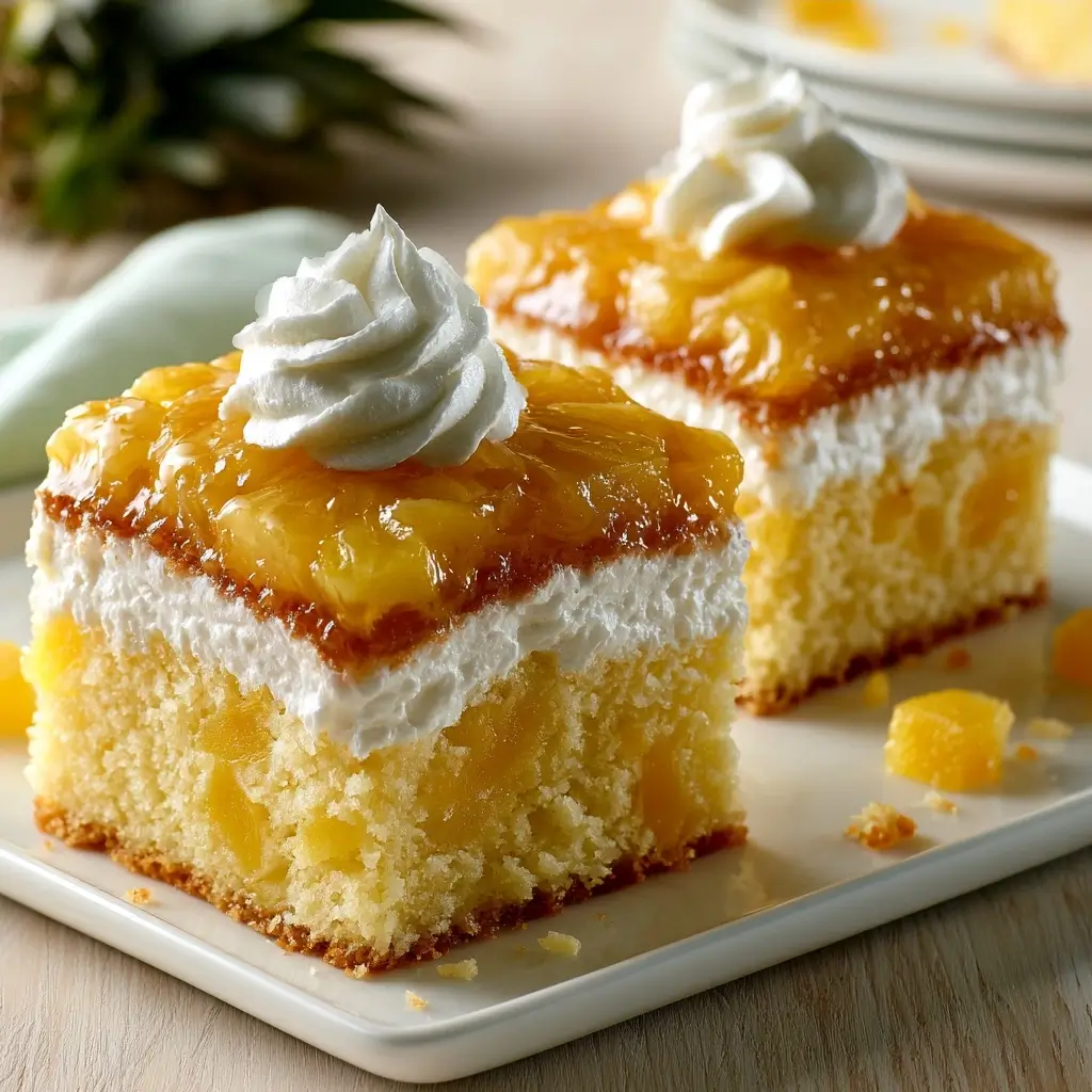Juicy Pineapple Heaven Cake (5 Ingredients)