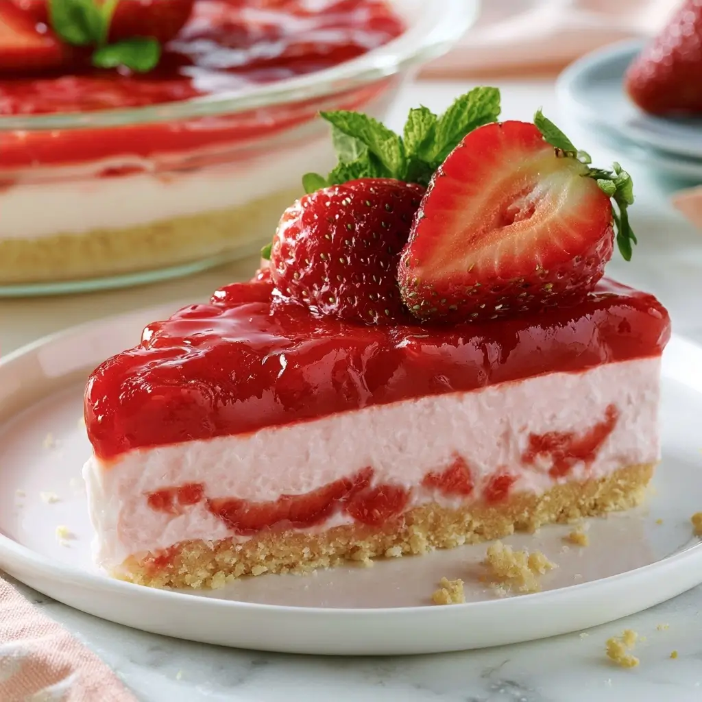 No Bake Strawberry Delight