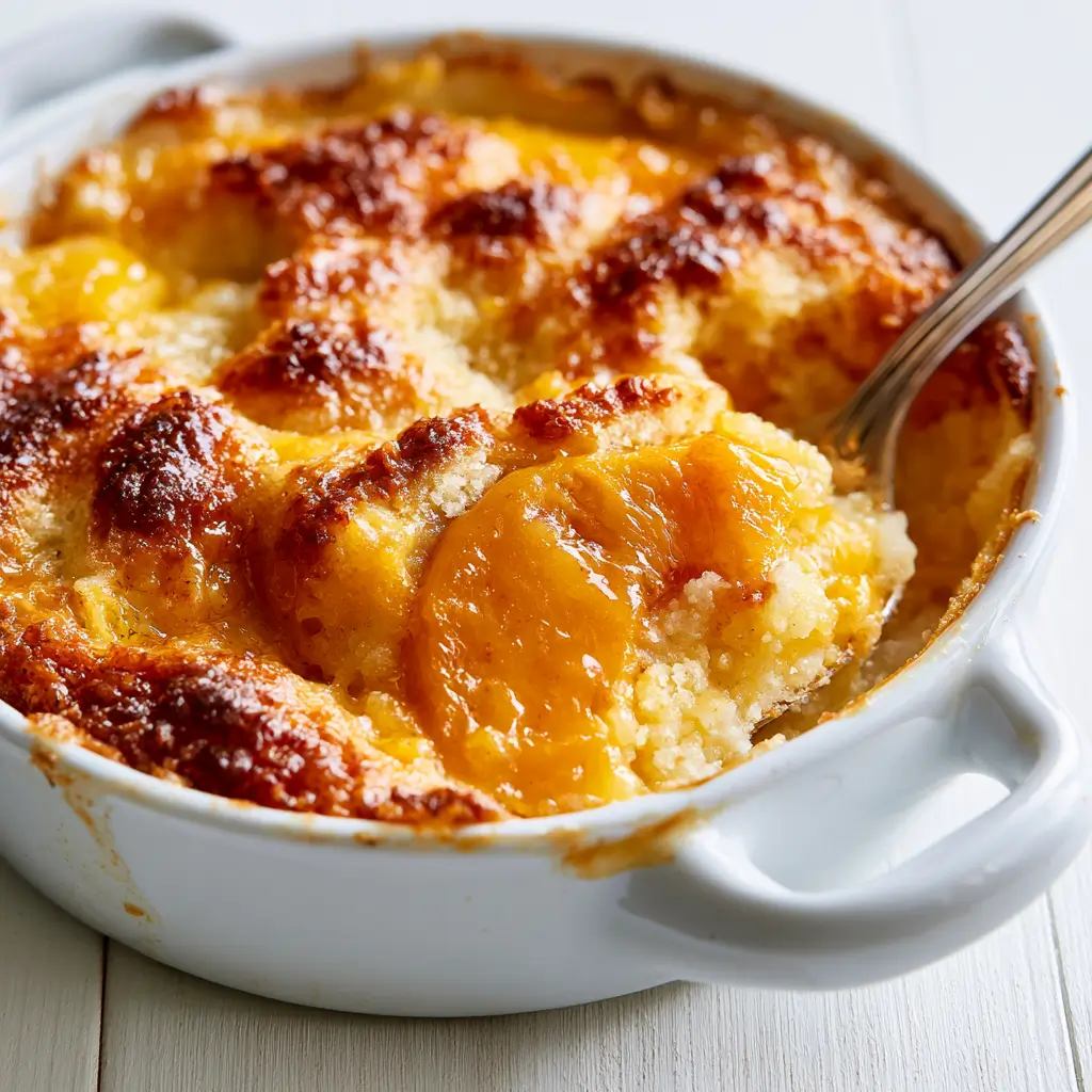 Peach Dump Cake